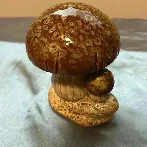 Vintage MCM Brown  Mushroom - Picture 7 of 9
